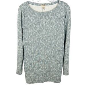 Duluth Trading women’s long sleeve shirt size S blue printed